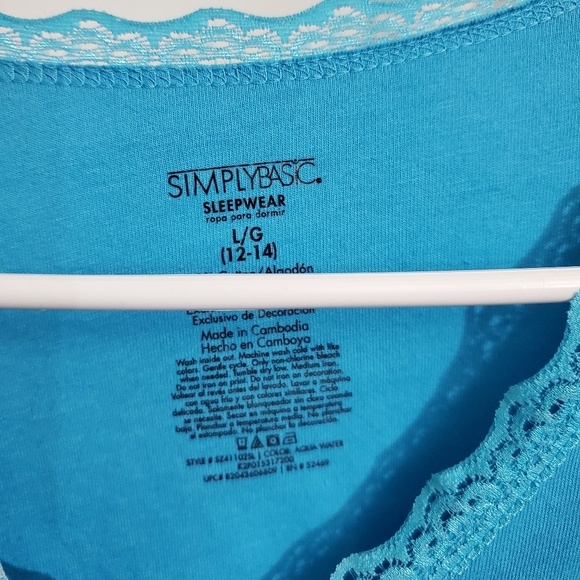 SimplyBasic Sleepwear Pajamas Womens L (12-14) Used Christmas Holiday - Picture 3 of 5